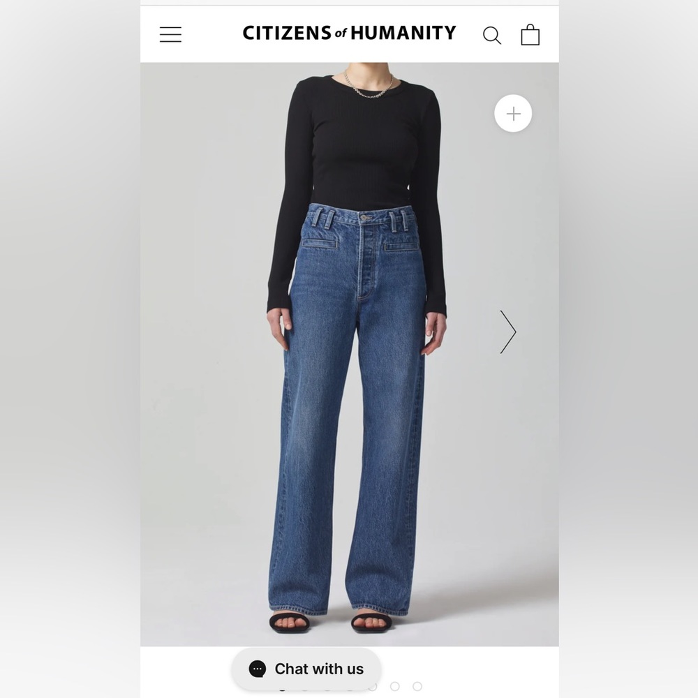 Citizens of Humanity Gaucho wide leg Jeans NWT